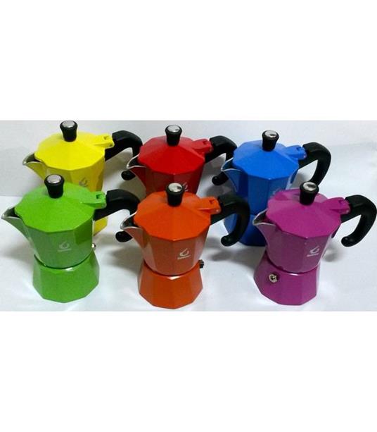 Moka 1-2-3-6 Tazze Tz Caffettiera Colorata Caffv® Caffè Cafv® Napoletano -  Trade Shop TRAESIO - Idee regalo