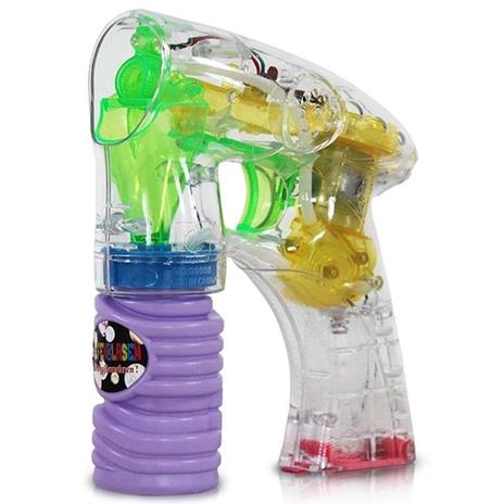 Pistola Spara Bolle Di Sapone Con Luci Giocattoli Per Bambini Gadget Per Feste