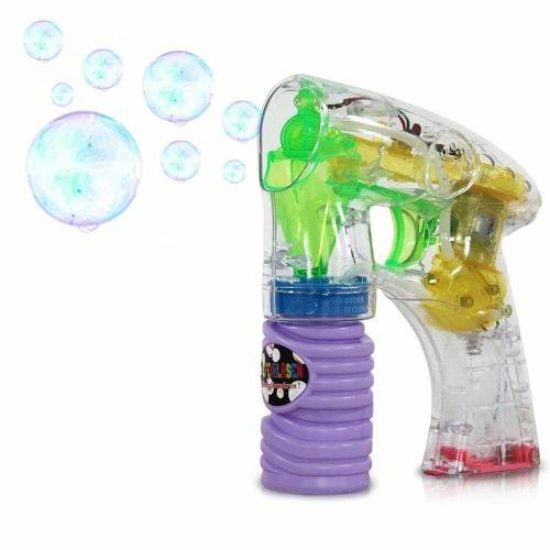 Pistola Spara Bolle Di Sapone Con Luci Giocattoli Per Bambini Gadget Per  Feste