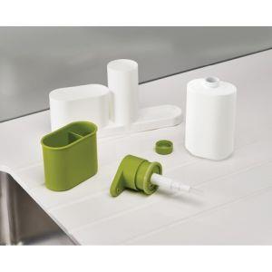 Set Organizer Per Lavello Dispenser Di Sapone Liquido + Bottiglia +  Contenitore - ND - Idee regalo