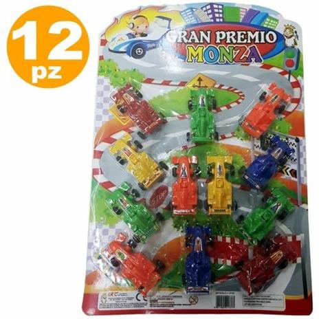 12 Mini Auto Da Corsa Grand Premio Miste Macchina Macchinine Gioco Per Bambini - 2