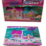 Villa Casa Vacanze Portatile 2 Bambole Letto Ombrellone Pouf Gioco Mare Bambine