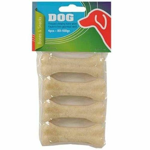 Ossa Per Cani Spuntino Snack Per Cane 4 Pezzi Osso Da Masticare 80-100 Gr  13Cm - ND - Idee regalo