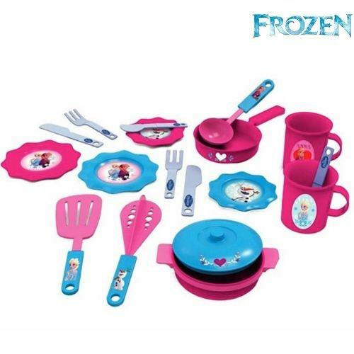 Accessori Per La Cucina Frozen 19 Pz Elsa Anna Disney Giocattoli Bambine -  ND - Cucina - Giocattoli