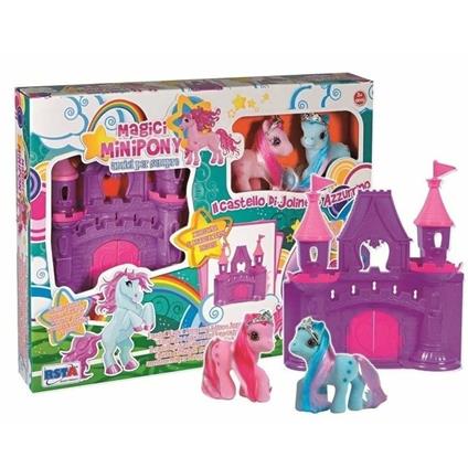 CASTELLO DEI MAGICI MINI PONY 2 MINIPONY INCLUSI NELLA CONFEZIONE CASTLE MAGIC