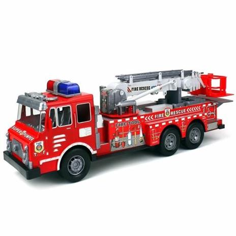 Camion Dei Pompieri A Frizione Vigili Del Fuoco Veicolo Giocattolo Bambini F0358 - 2