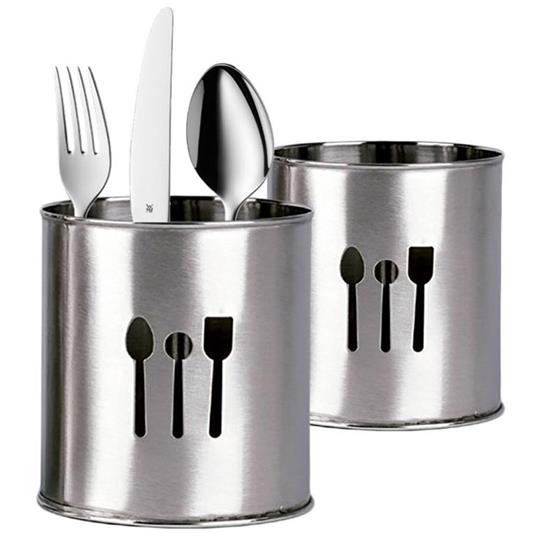 Scolaposate In Acciaio Inox Portaposate Scola Porta Posate Per Piano Cucina  - ND - Idee regalo