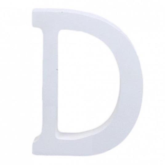 Lettere Alfabeto Lettera D In Legno Bianco H 11 Cm Decorazione Arredo  Wedding - ND - Idee regalo