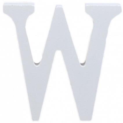 Lettere Alfabeto Lettera W In Legno Bianco H 11 Cm Decorazione Arredo Wedding