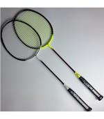 Racchette Volano Badminton Con Filo Giallo Sport Tennis Gioco Partita Racchetta