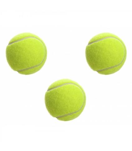 Set Confezione 3 Palle Palline Tennis Giallo