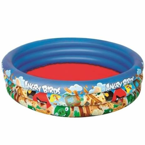 Piscina 3 Anelli Angry Birds 152 X 30 Cm Mare Piscina Gonfiabile 282 Litri - 2