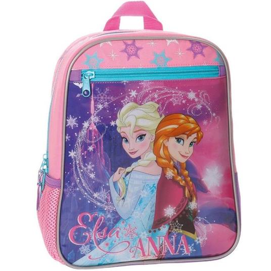 Zainetto Scuola Frozen Elsa Anna 28 Cm Zaino Asilo Bambine Rosa 6 Lt