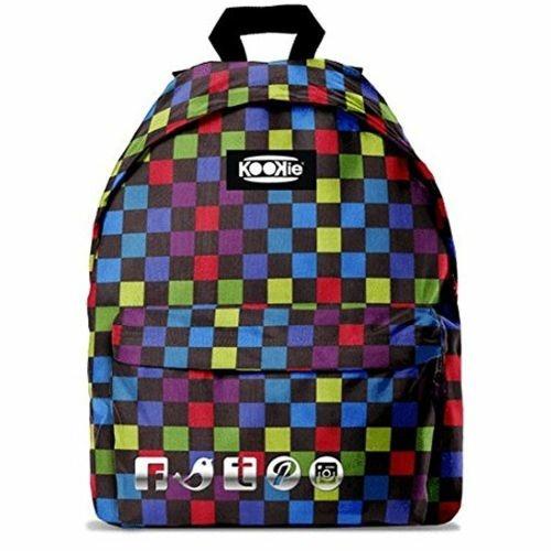 Zaino Kookie Gut Color Fantasia Multicolor Imbottito Scuola Tempo Libero Unisex - 2