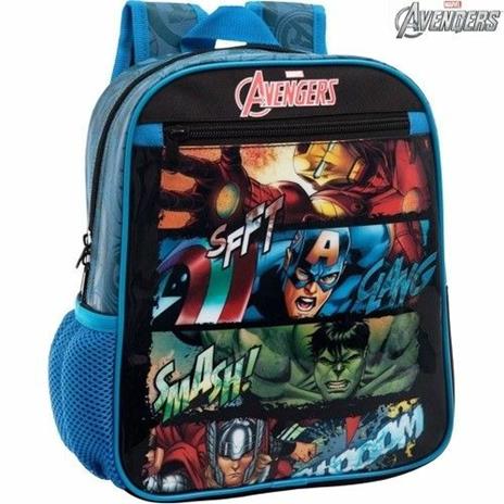 Zaino Scuola Asilo Zainetto Poliestere Borsa 23 X 28 X 10 Cm Marvel Avengers - 2