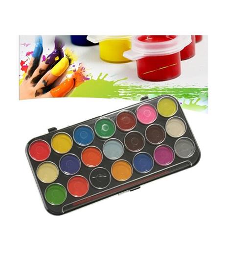 Acquerelli Set 29 Pezzi Colori Ad Acqua Per Bambini Kids Scuola Disegno - 2