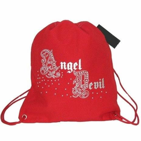 Sakky Bag Sacco Scuola Sport Palestra Tempo Libero Sacca Angeldevil Rosso - 2