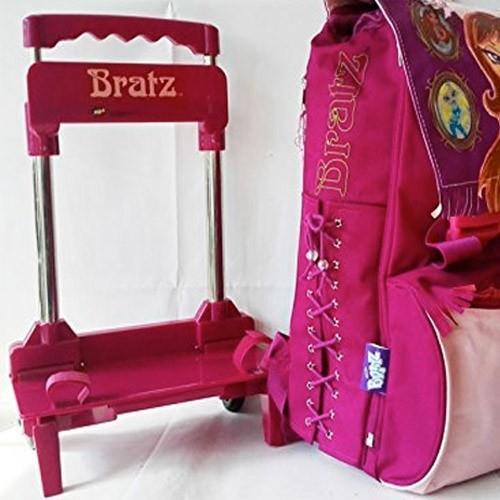 Zaino Trolley Bratz Fashion Estensibile Rosa E Viola Elementari Bambine