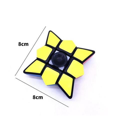 Gioco Giocattolo Cubo Di Rubik Ruotante Fidget Finger Spinner Ruota A 360¬∞ 3+ - 3
