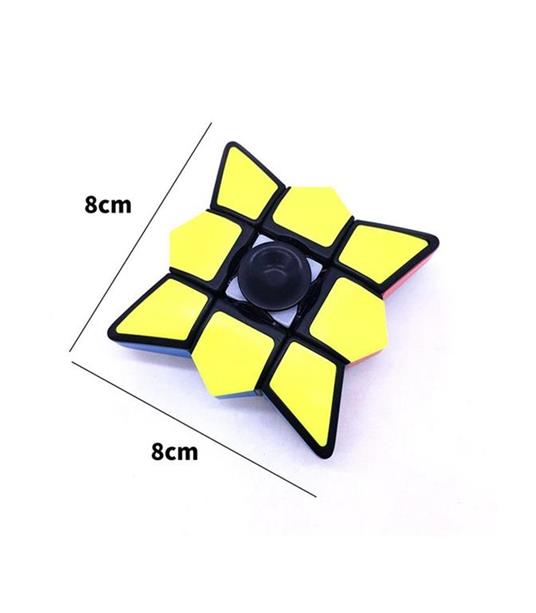 Gioco Giocattolo Cubo Di Rubik Ruotante Fidget Finger Spinner Ruota A 360¬∞ 3+ - 3