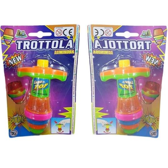 Trottola Luminosa Con Luci Laser Top Gioco Giocattolo Bambini - ND