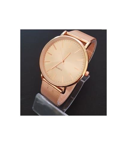 Orologio Da Polso Quadrante Rosa Uomo Donna Analogico Quarzo Moderno Fashion