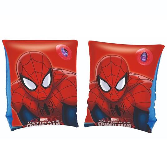 Spiderman Braccioli 23X15Cm Bambini Mare Giochi Spiaggia Piscina Nuoto