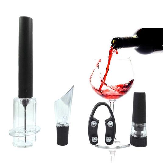 Apri Bottiglia Cavatappi A Pressione Per Vino Professionale Sughero Wine  Opener - ND - Idee regalo