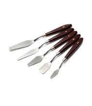 Set 5pz Coltelli Coltello Spatola Per Tavolozza Pittura Materica Acrilico Olio Tela