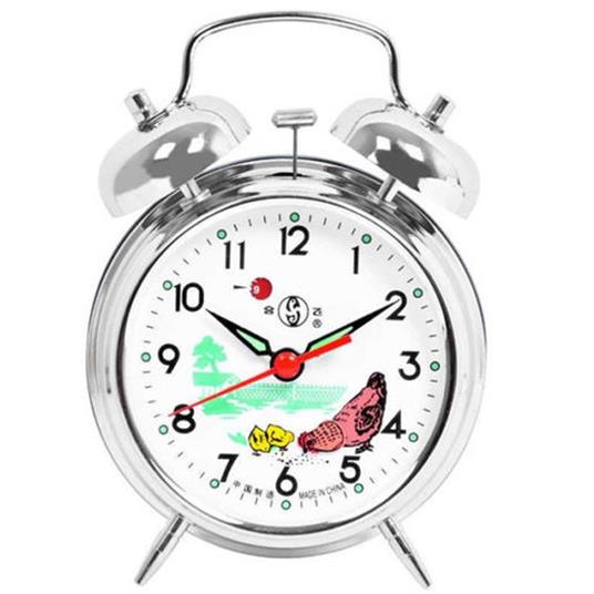 Orologio Da Tavolo Sveglia Meccanica Carica Manuale Doppia Campana Retrò -  ND - Casa e Cucina | IBS