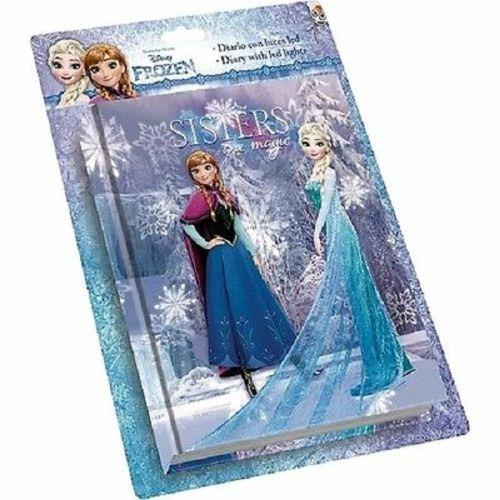 Frozen Diario Segreto Anna E Elsa Magico Con Led Per Scuola Bambini Hobby - 2