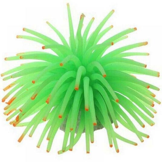 Pianta Finta Corallo Silicone Color Verde Artificiale Per Decorazioni Acquario