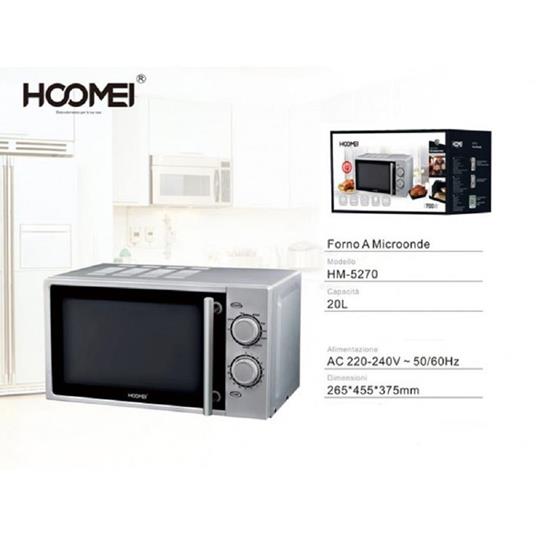 Forno A Microonde Combinato + Grill 700 W 20 Litri Timer Funzione  Scongelamento - Trade Shop TRAESIO - Casa e Cucina | IBS