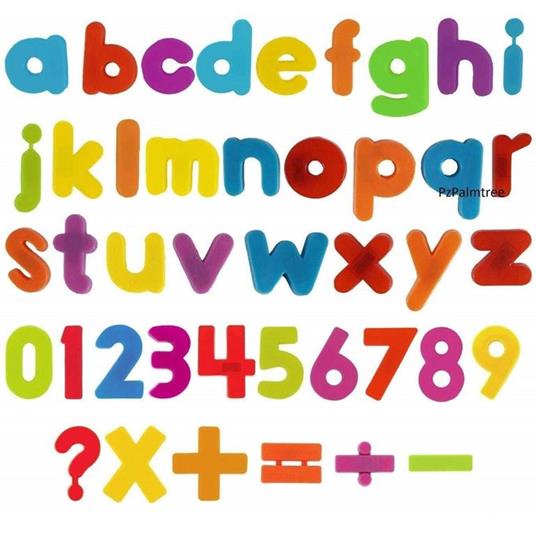 Lettere E Numeri Magneti Calamita Colorati Gioco Educativi Didattici Bambini  Scuola - ND - Idee regalo