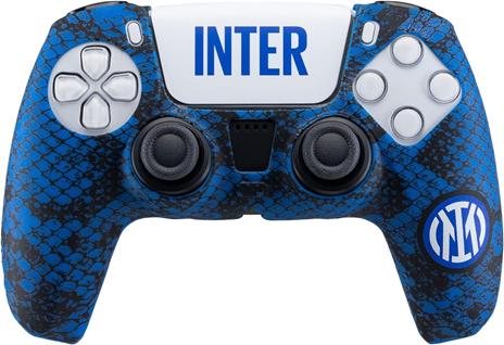 Cover gamepad PLAYSTATION 5 Fc Inter 4.0 + Sticker Nero e Azzurro ACP50021