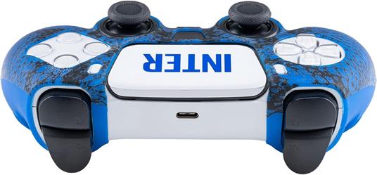 Cover gamepad PLAYSTATION 5 Fc Inter 4.0 + Sticker Nero e Azzurro ACP50021 - 3