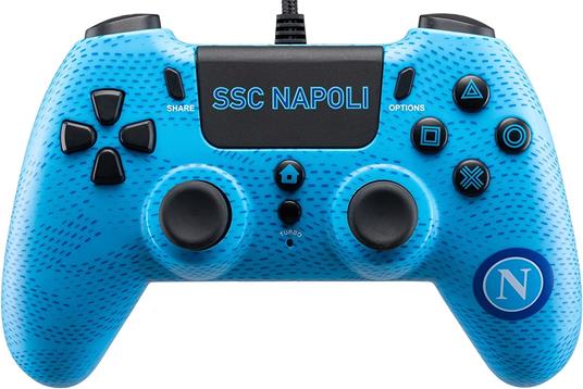 Qubick ACP40167 periferica di gioco Blu Gamepad Analogico/Digitale PlayStation 4