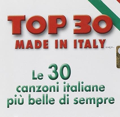 Top 30 Made in Italy - CD Audio