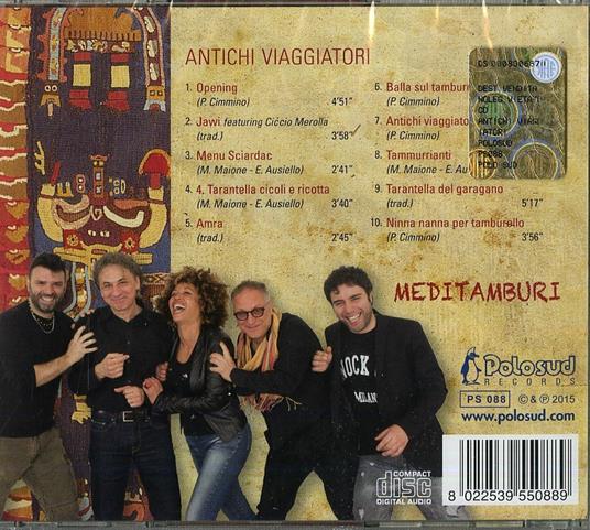 Antichi viaggiatori - CD Audio di Meditamburi - 2