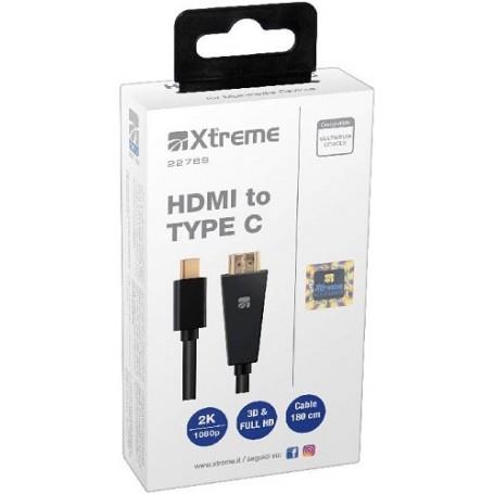 Cavo HDMI to Type-C 180 Cm Full HD 3D LED 2k 1080p