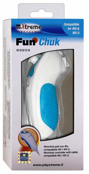 Xtreme 93203 periferica di gioco Nintendo Wii U,Wii Blu, Bianco
