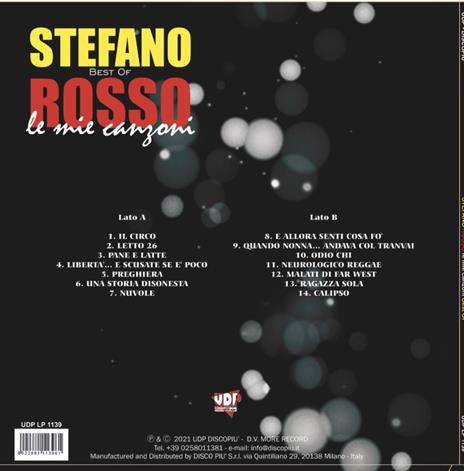 Le mie canzoni. Best of (Gatefold 180 gr. Orange Coloured Vinyl) - Vinile LP di Stefano Rosso - 2