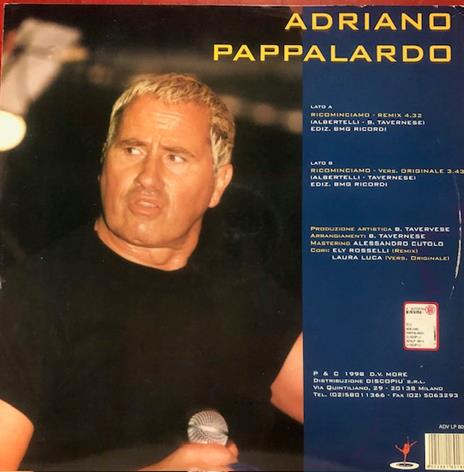 Ricominciamo Remix - Vinile LP di Adriano Pappalardo - 2