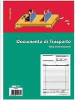 Edipro EX-D101S Blocco documento di trasporto 50 x 2 autoricalcante f.to 29.7 x 22