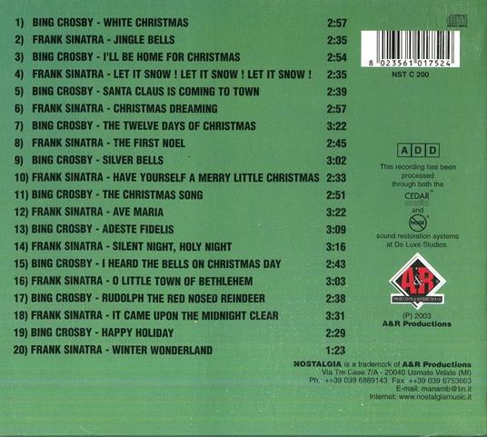 Jingle Bells - CD Audio di Bing Crosby,Frank Sinatra - 2