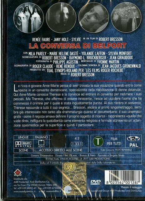 La conversa di Belfort di Robert Bresson - DVD - 2