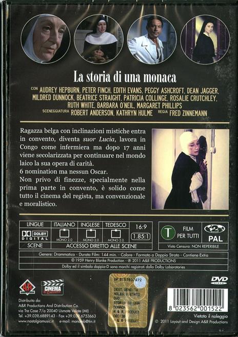 La storia di una monaca di Fred Zinnemann - DVD - 2