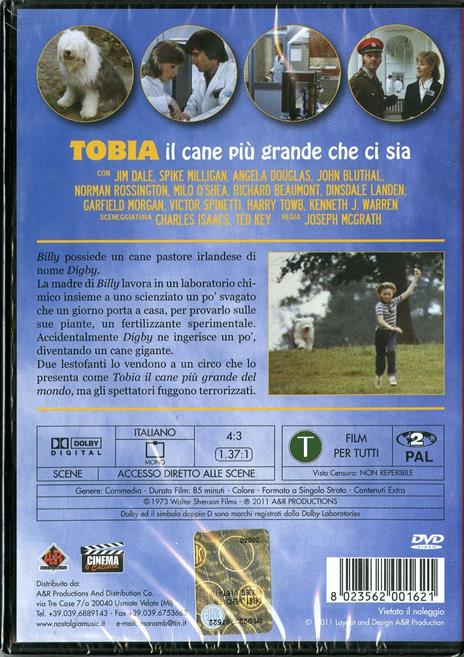 Tobia, il cane più grande che ci sia di Joseph McGrath - DVD - 2