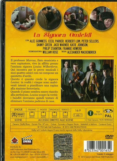 La signora omicidi di Alexander MacKendrick - DVD - 2