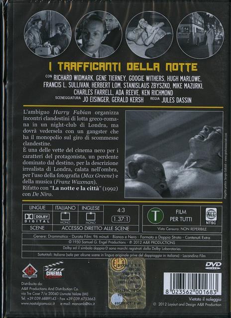 I trafficanti della notte di Jules Dassin - DVD - 2